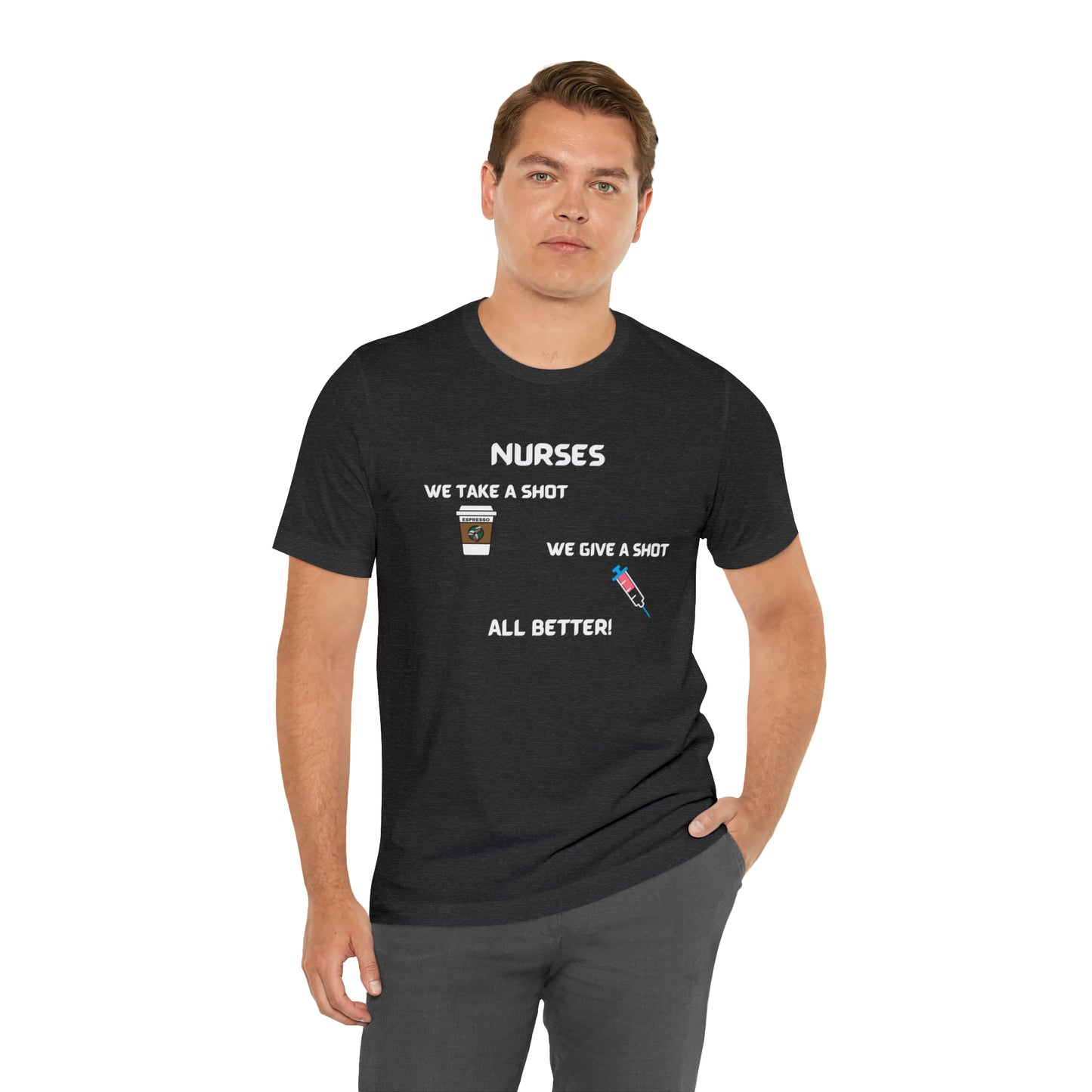 FUN MESSAGE NURSE T SHIRT GIFT