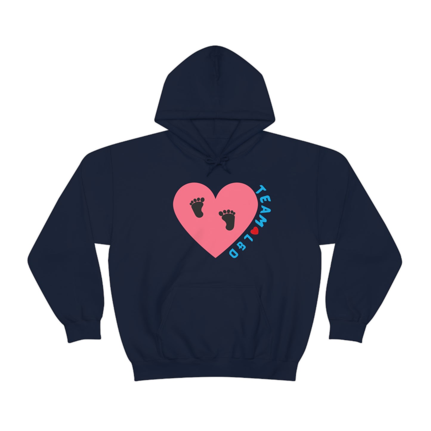 TEAM L AND D UNISEX HOODIE GIFT FOR LABOR AND DELIVERY NURSES