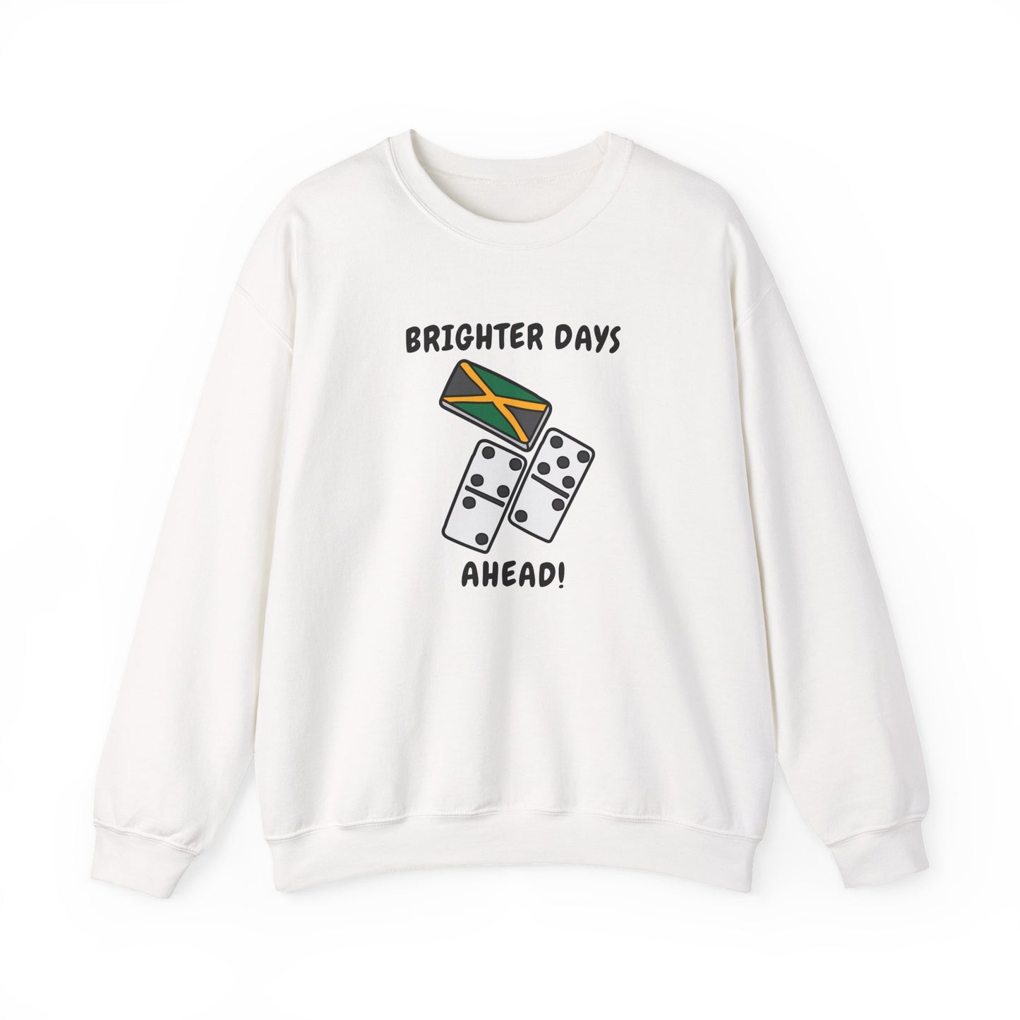 Jamaica Domino Nostalgia Crewneck Sweatshirt Brighter Days Ahead
