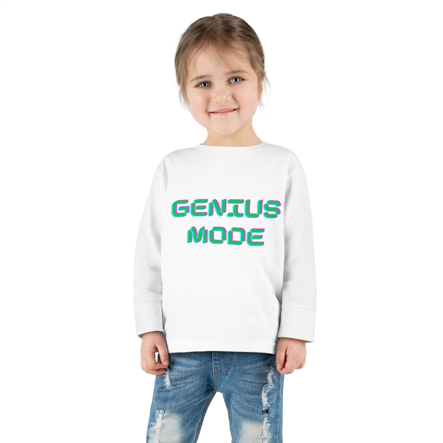 TODDLER GENIUS MODE LONG SLEEVE T SHIRT