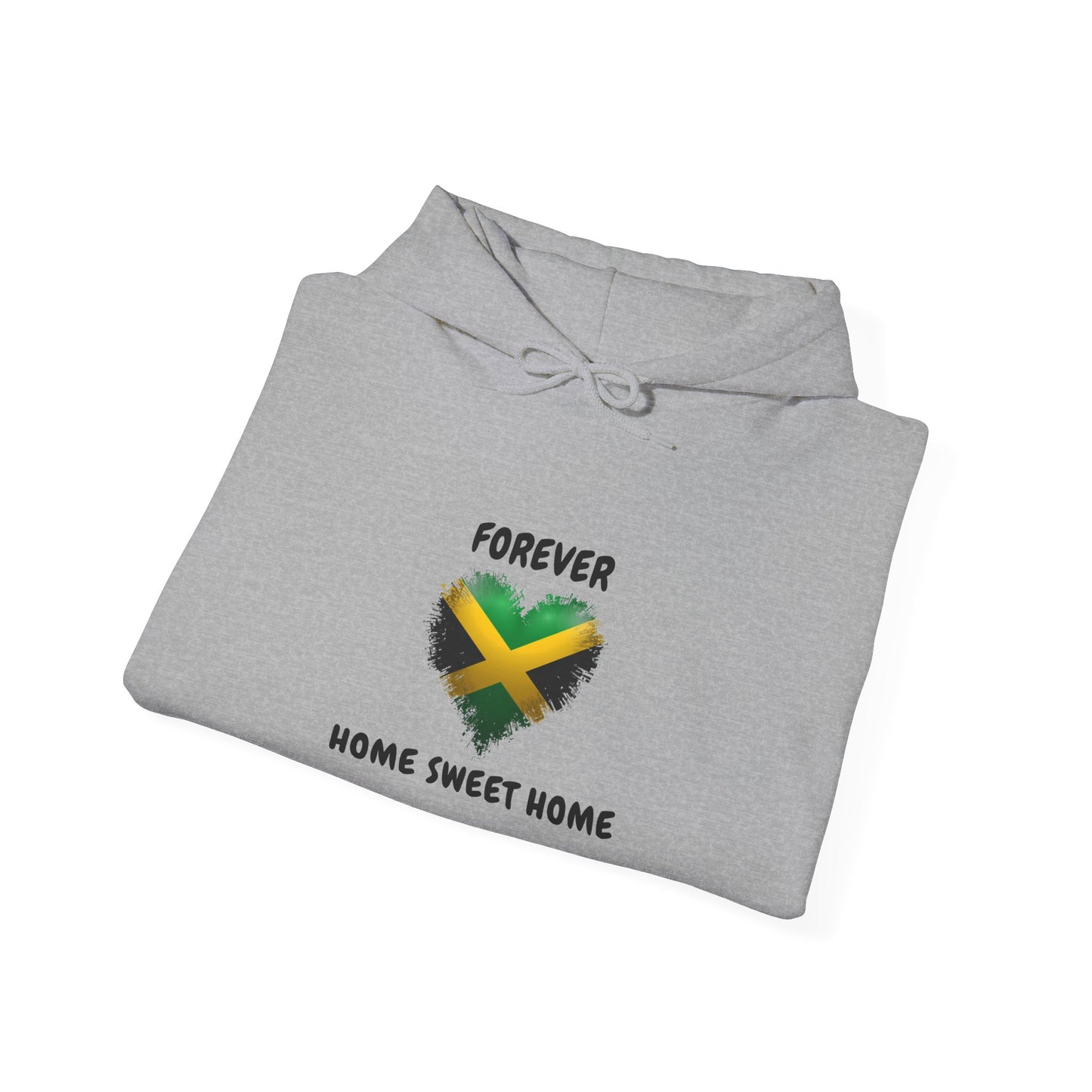 Jamaica Heart Hoodie – "Forever Home Sweet Home" Jamaican  Heart Flag Pullover
