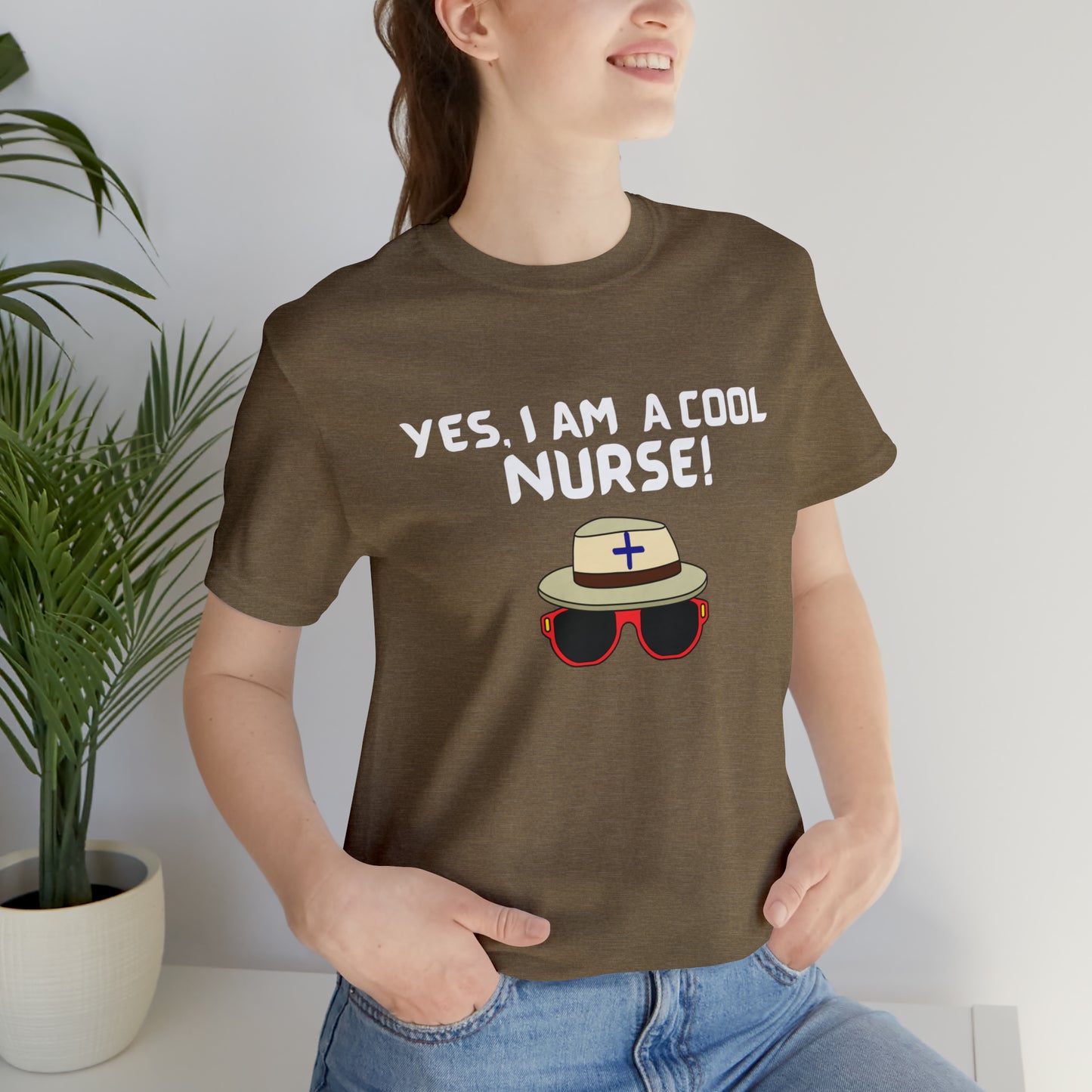 COOL NURSE CREWNECK TEE SHIRT GIFT FOR NURSES