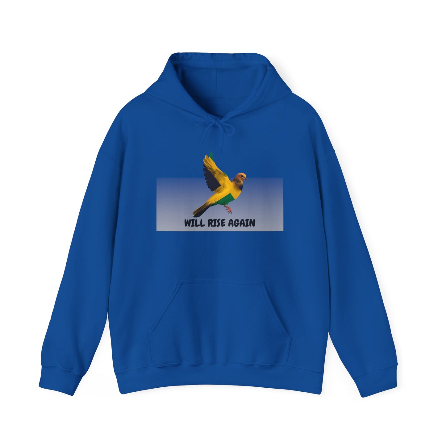 Will Rise Again Graphic  Hooded Pullover For Jamaica