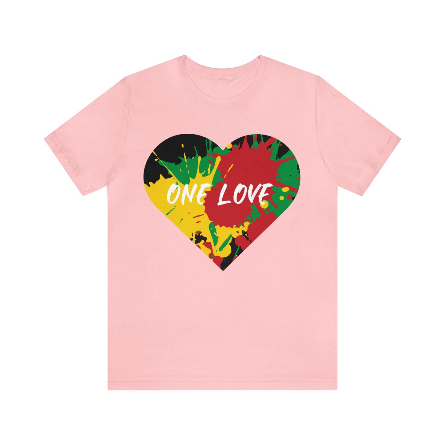 ONE LOVE TEE SHIRT REGGAE ART