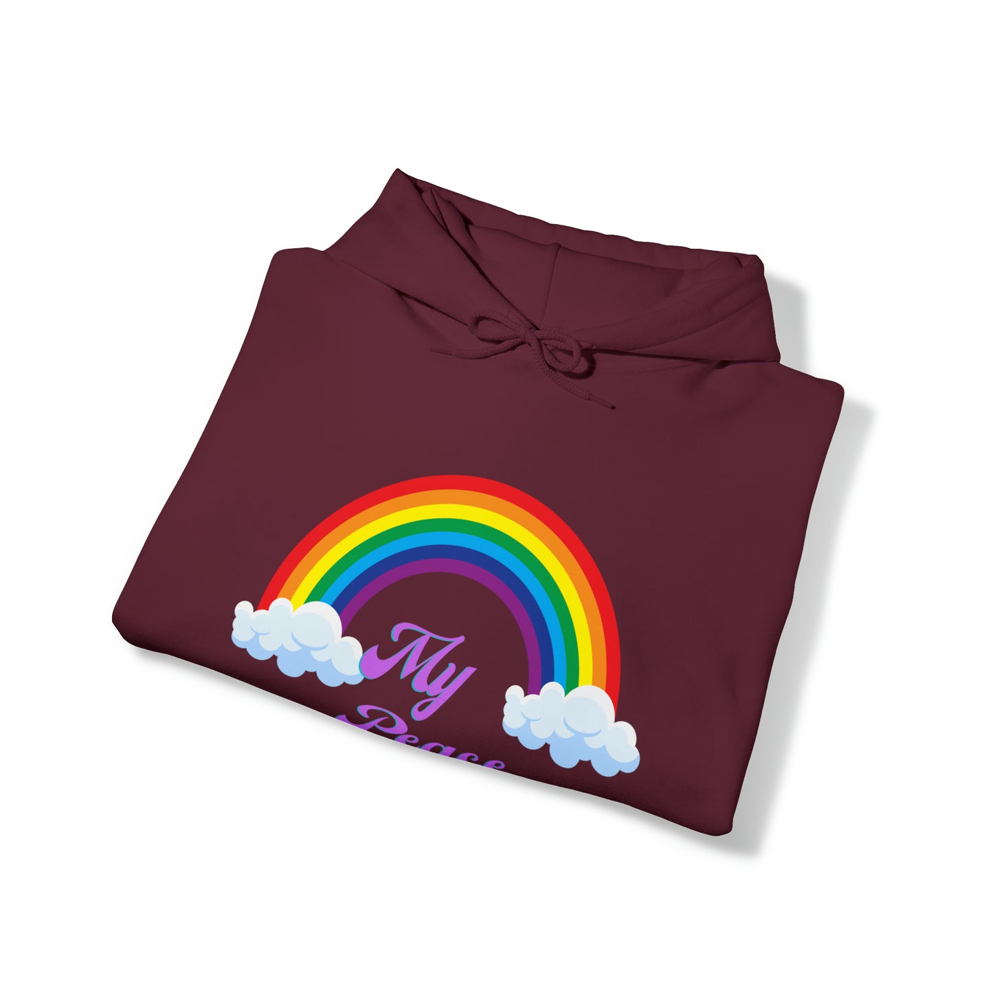 Rainbow Print Statement Hoodie Gift