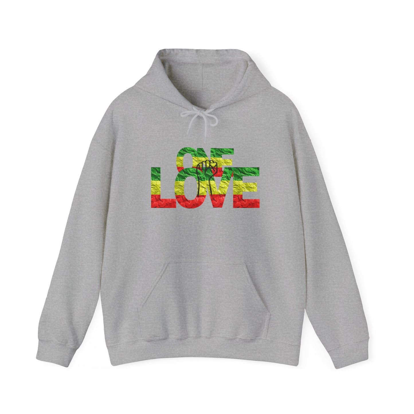 ONE LOVE ROOTS COLOR STAEMENT HOODIE GIFT