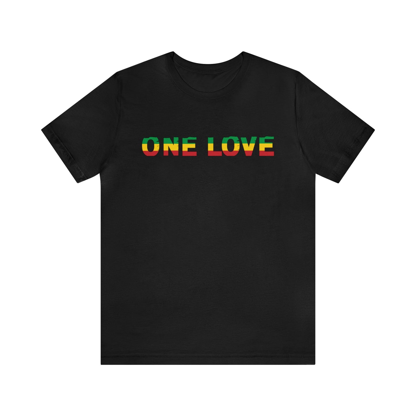 ITES COLORS ONE LOVE STATEMENT CREWNECK T SHIRT