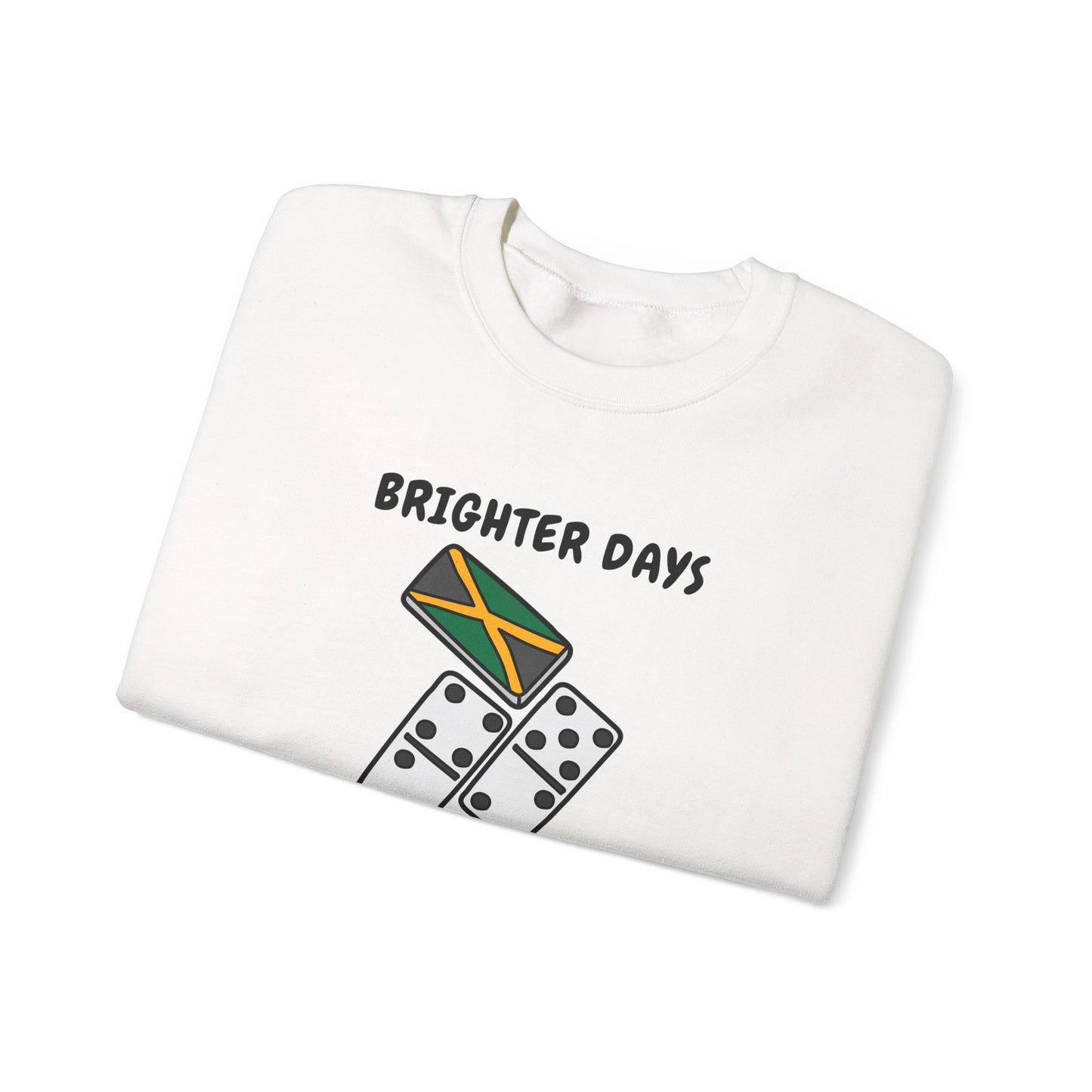 Jamaica Domino Nostalgia Crewneck Sweatshirt Brighter Days Ahead