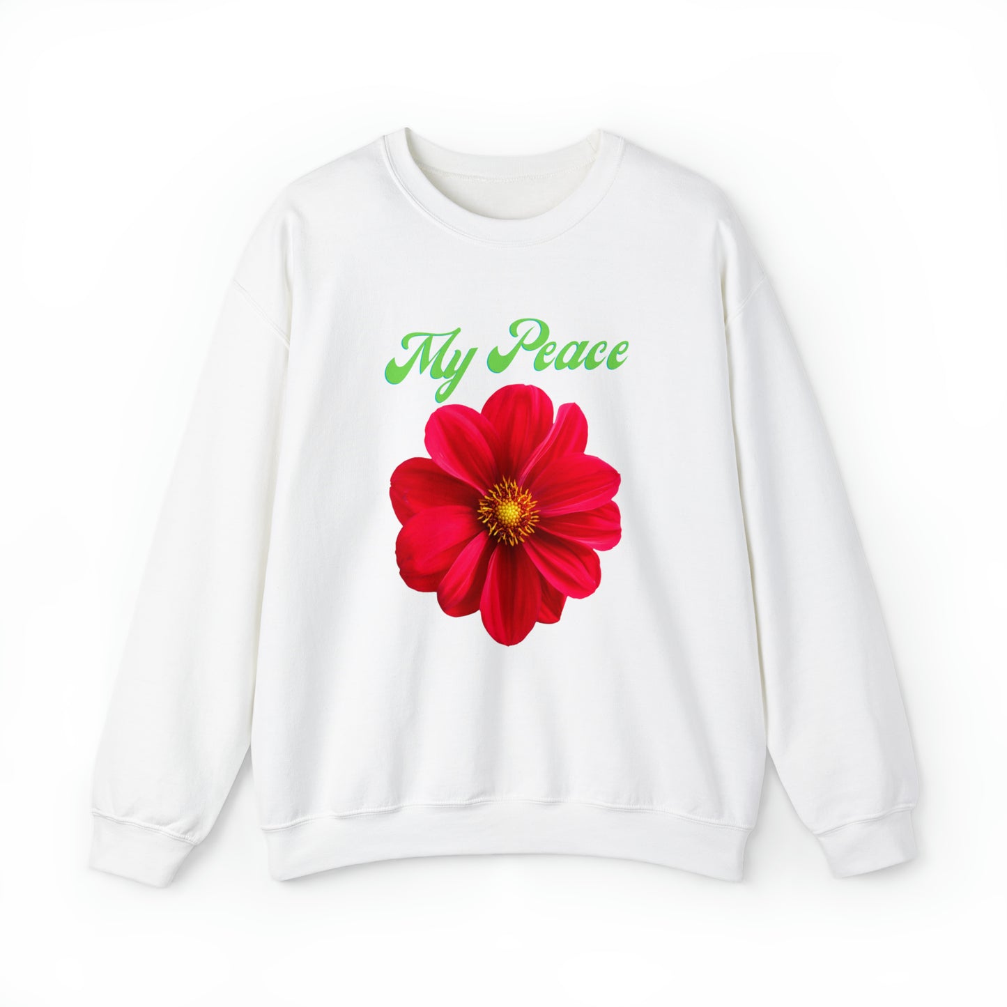 Red Flower design Statement sweatshirt Gift