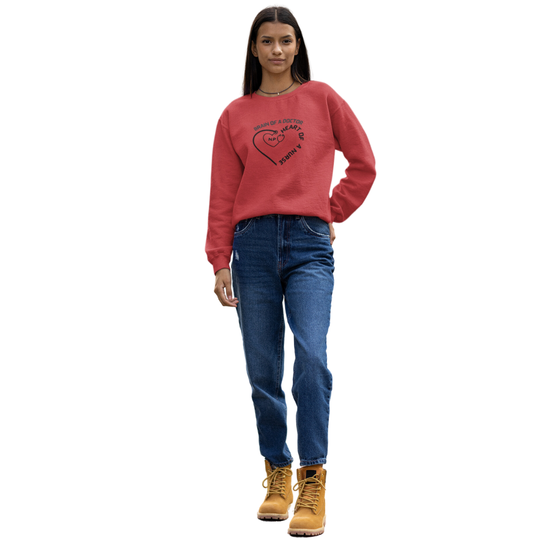 CUTE CREWNECK SWEATSHIRT FOR NURSE PRACTITIONER