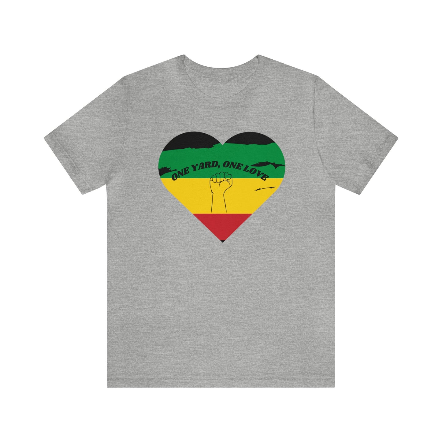 ONE YARD ONE LOVE POWER THEME CREWNECK T SHIRT GIFT