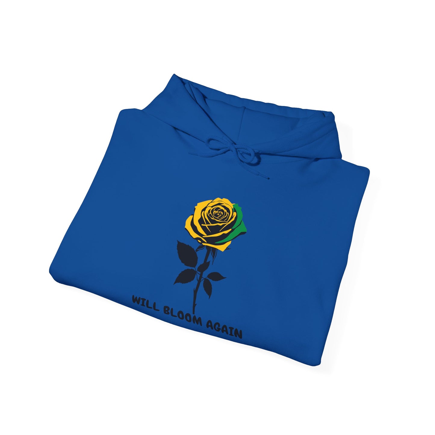 Will Bloom Again Hoodie Jamaican Rose Resilience Pullover
