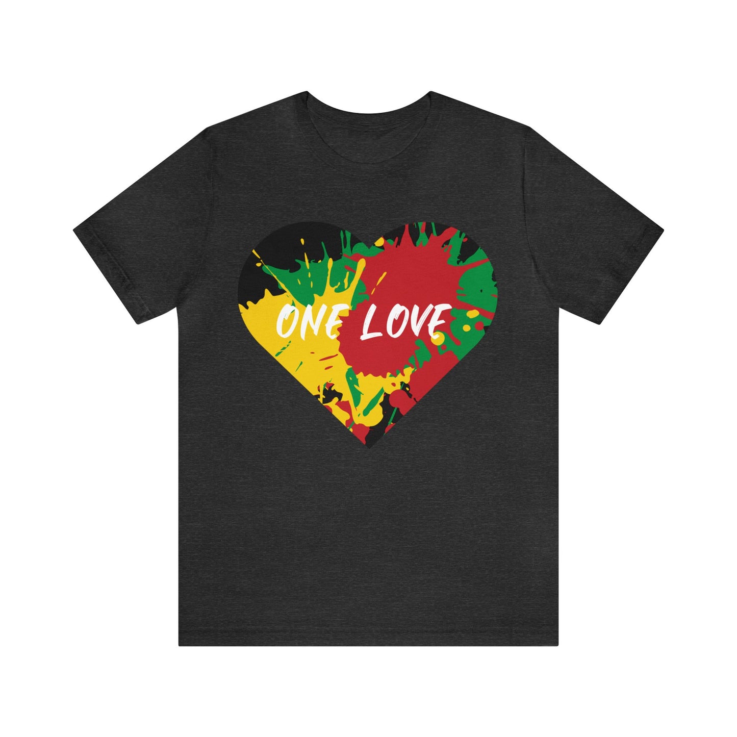 ONE LOVE TEE SHIRT REGGAE ART