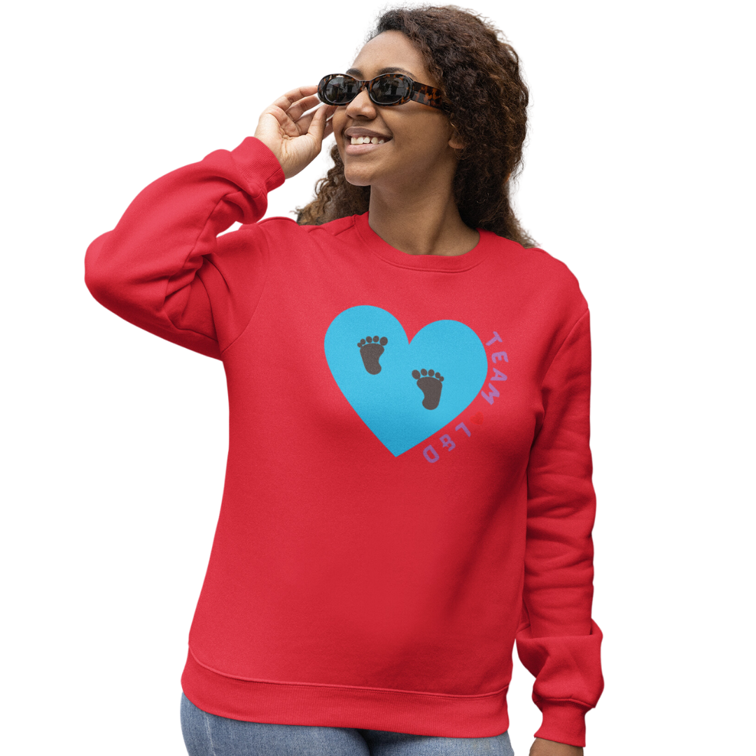 TEAM L & D UNISEX CREWNECK SWEATSHIRT FOR L AND D NURSES