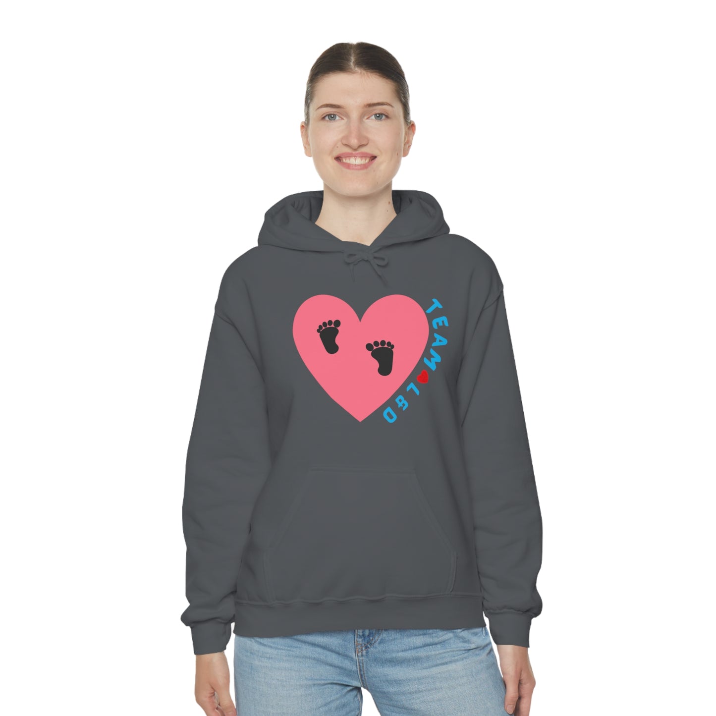 TEAM L AND D UNISEX HOODIE GIFT FOR LABOR AND DELIVERY NURSES