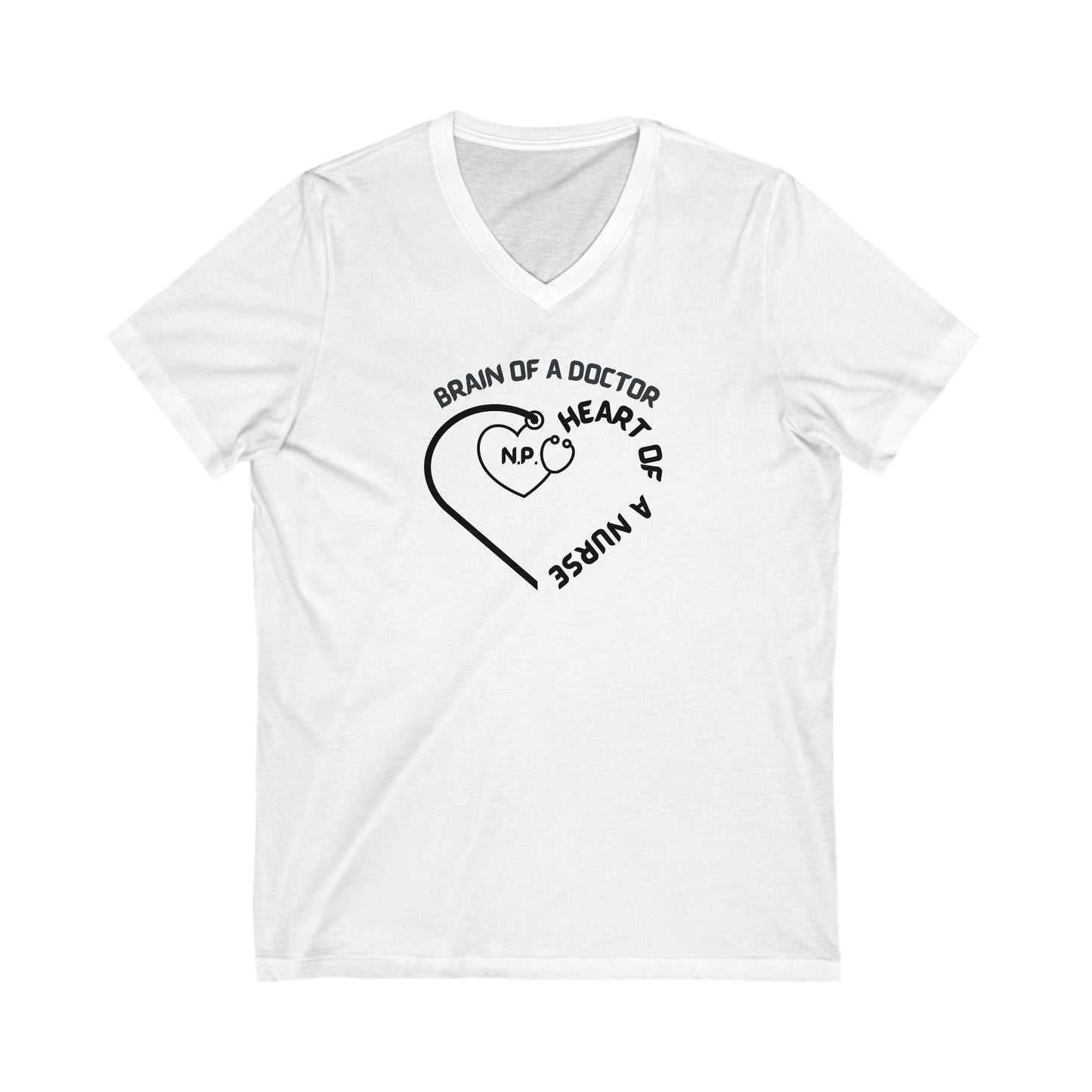 CUTE V NECK TSHIRT GIFT FOR NURSE PRACTITIONER