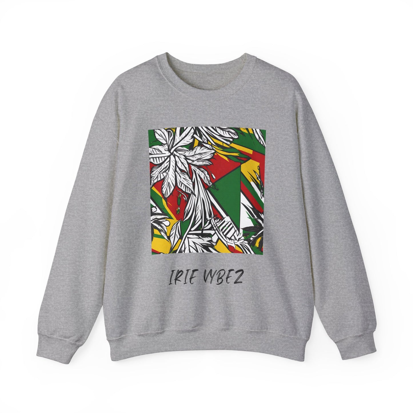 IRIE VYBEZ ABSTRACT ART GRAPHIC SWEATSHIRT