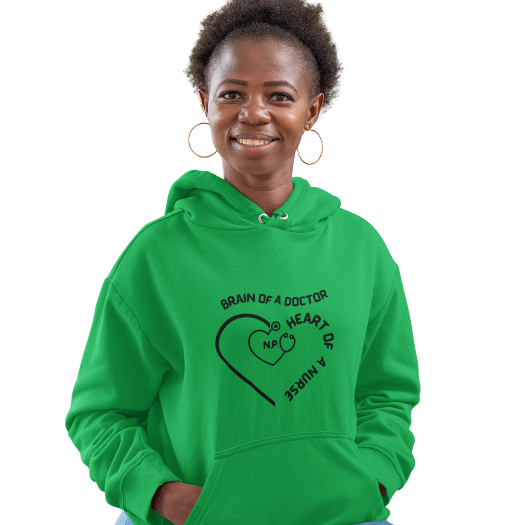 CUTE NURSE PRACTITIONER HOODED SWEATSHIRT GIFT