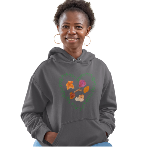 LOVE FALL HOODED SWEATSHIRT GIFT