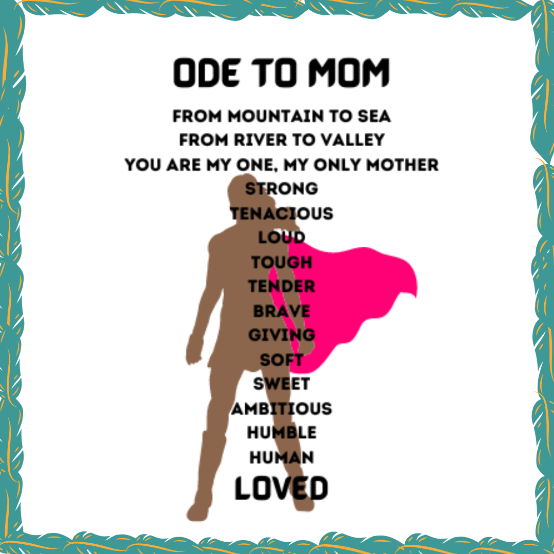 ODE TO MOM HOODED SWEATSHIRT