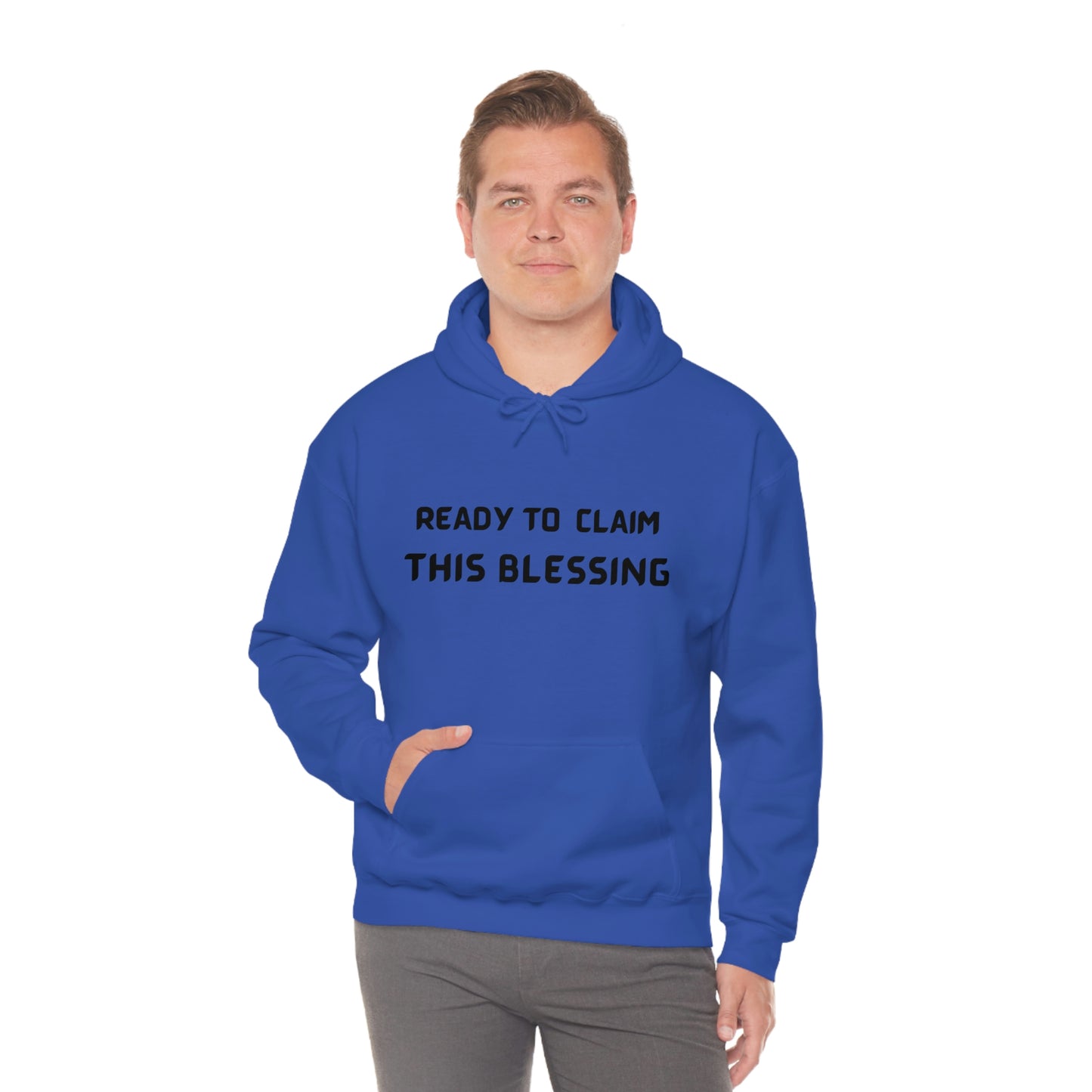 READY TO CLAIM THIS BLESSING HOODIES WITH INSPIRATIONAL WORDS