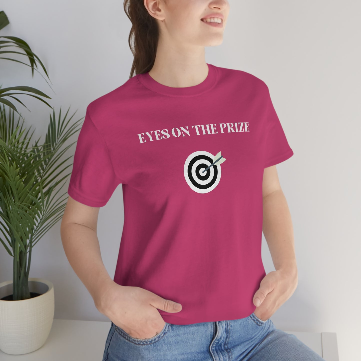 Eyes on the prize inspirational words t shirts, t shirts that motivates tee shirt gift for friends