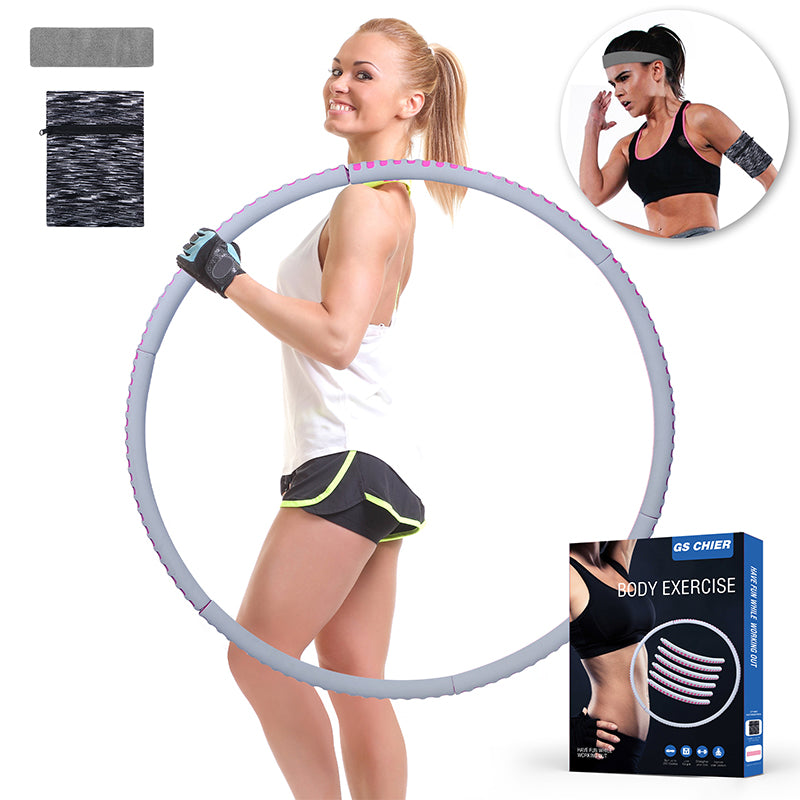 BLUE COLOR DETACHABLE FOAM PADDED HULA HOOP