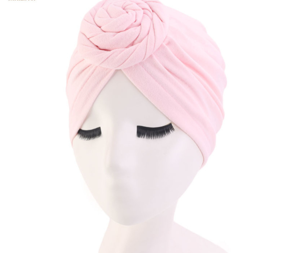 PINK TURBAN SYLE HEAD WRAP