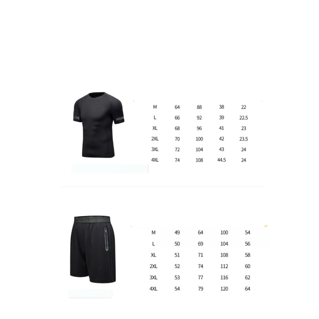 MEN THREE PIECE QUICK DRY GYM WEAR SET