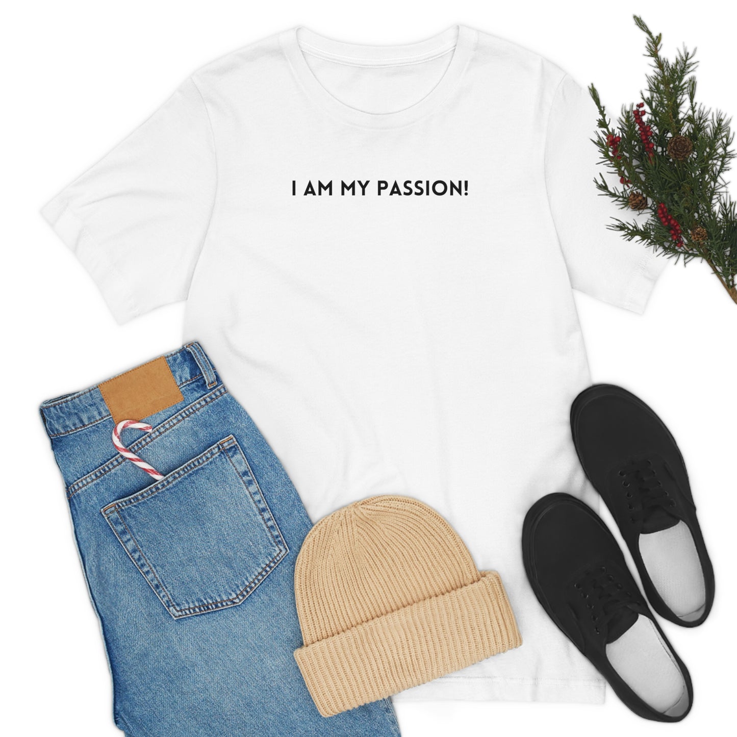 I am my passion tee shirt inspirational words t shirt, t shirt gift to uplift , self affirming words t shirt, t shirt for friends