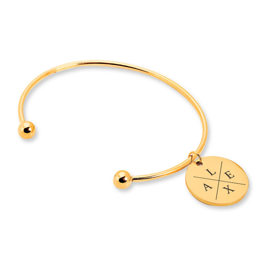 Customized Initials Bangle