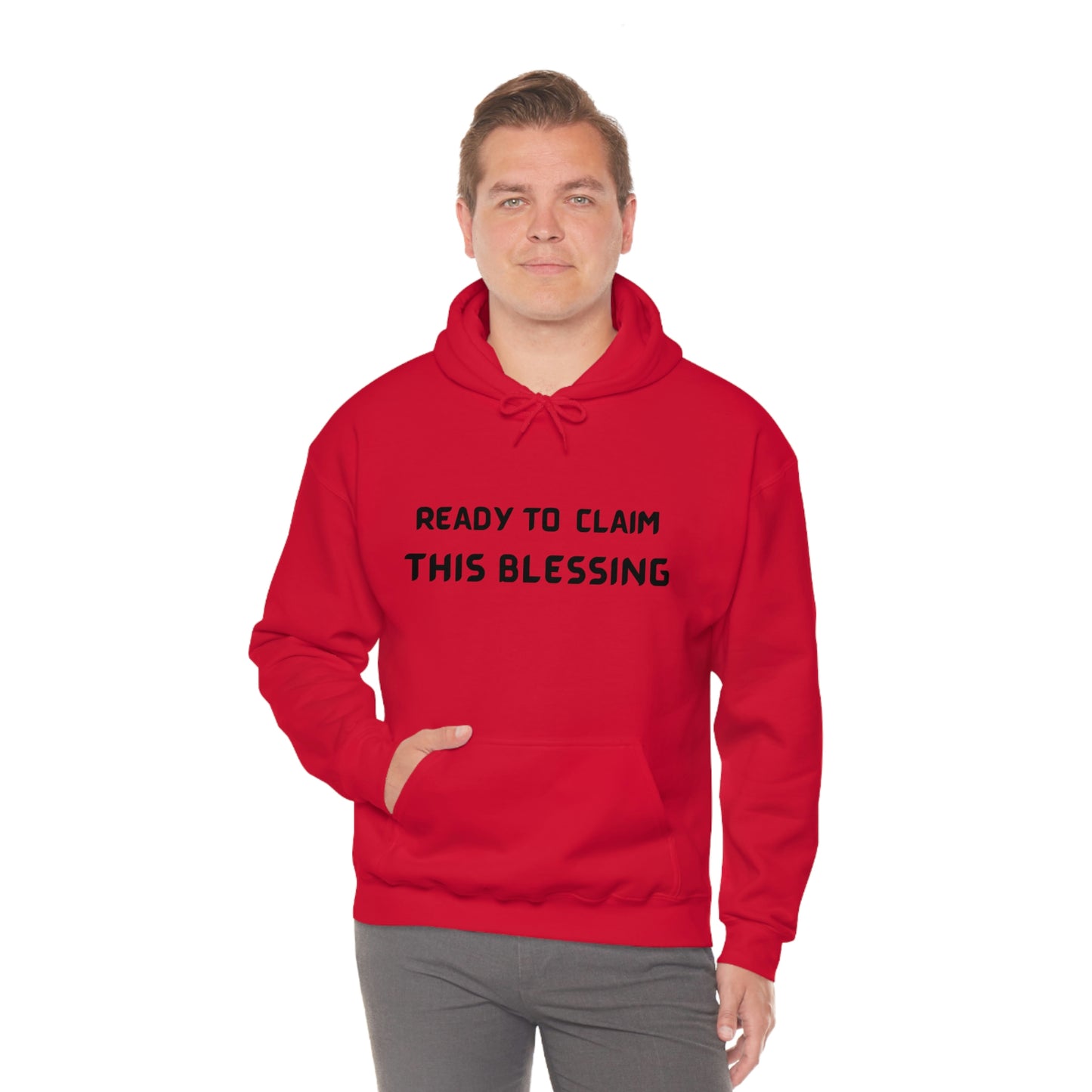 READY TO CLAIM THIS BLESSING HOODIES WITH INSPIRATIONAL WORDS