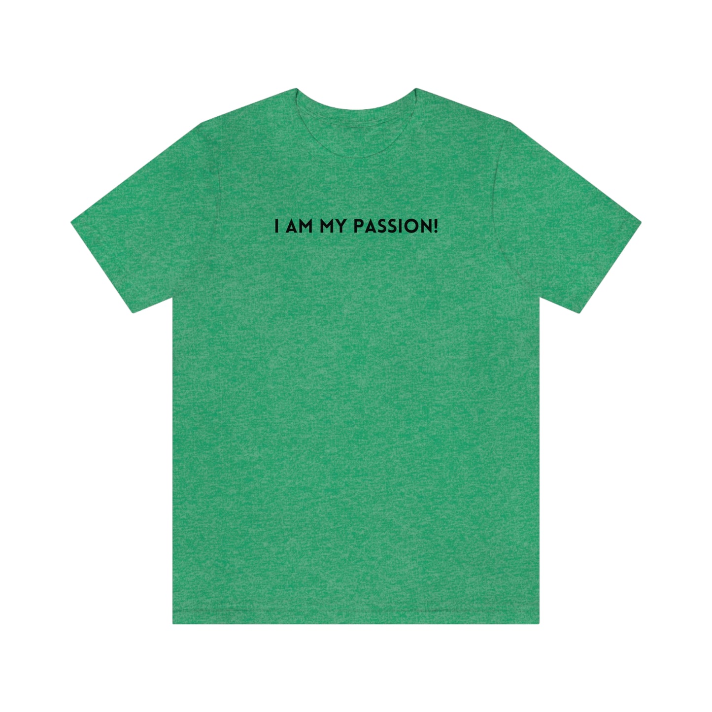 I am my passion tee shirt inspirational words t shirt, t shirt gift to uplift , self affirming words t shirt, t shirt for friends