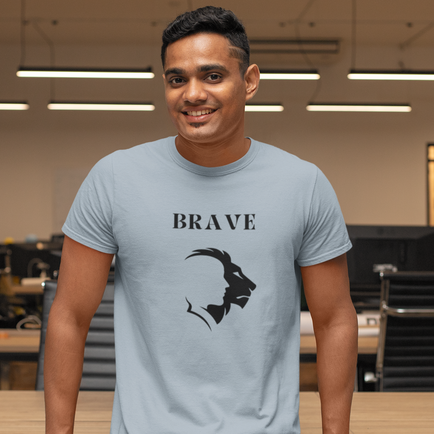 Brave unisex tshirt inspirational t shirt gifts for family and friends self affirming words t shirt