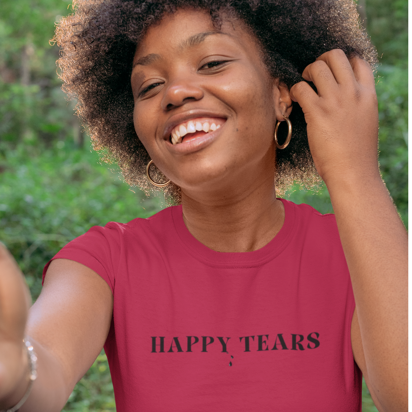 Happy tears t shirt inspirational word t shirt happy tears t shirt gift for friends t shirt that celebrates