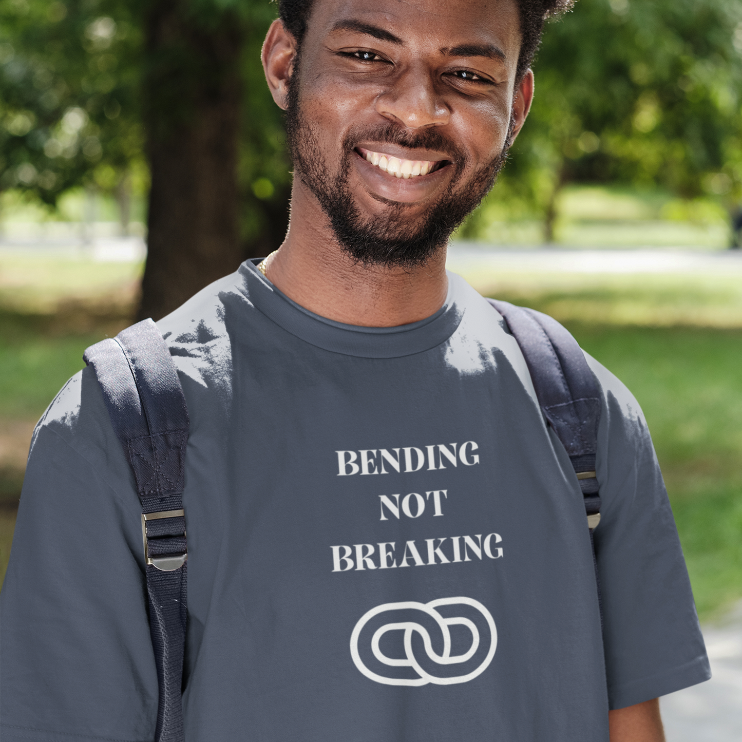 Bending not breaking inspirational words on a t shirt, t shirt that motivates t shirt gifts for friends and family