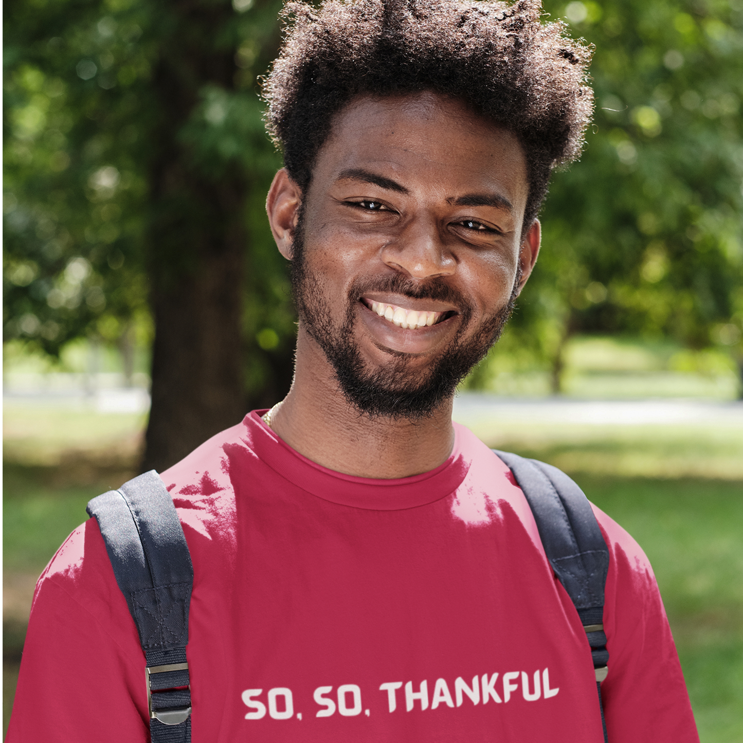 So so thankful unisex inspirational words tee shirt