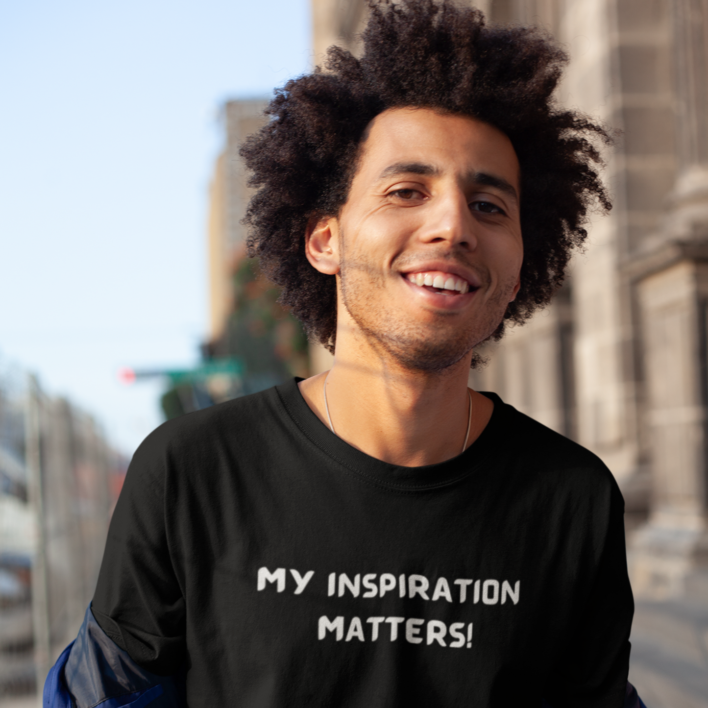 My inspiration matters unisex inspirational words t shirt, motivating gift