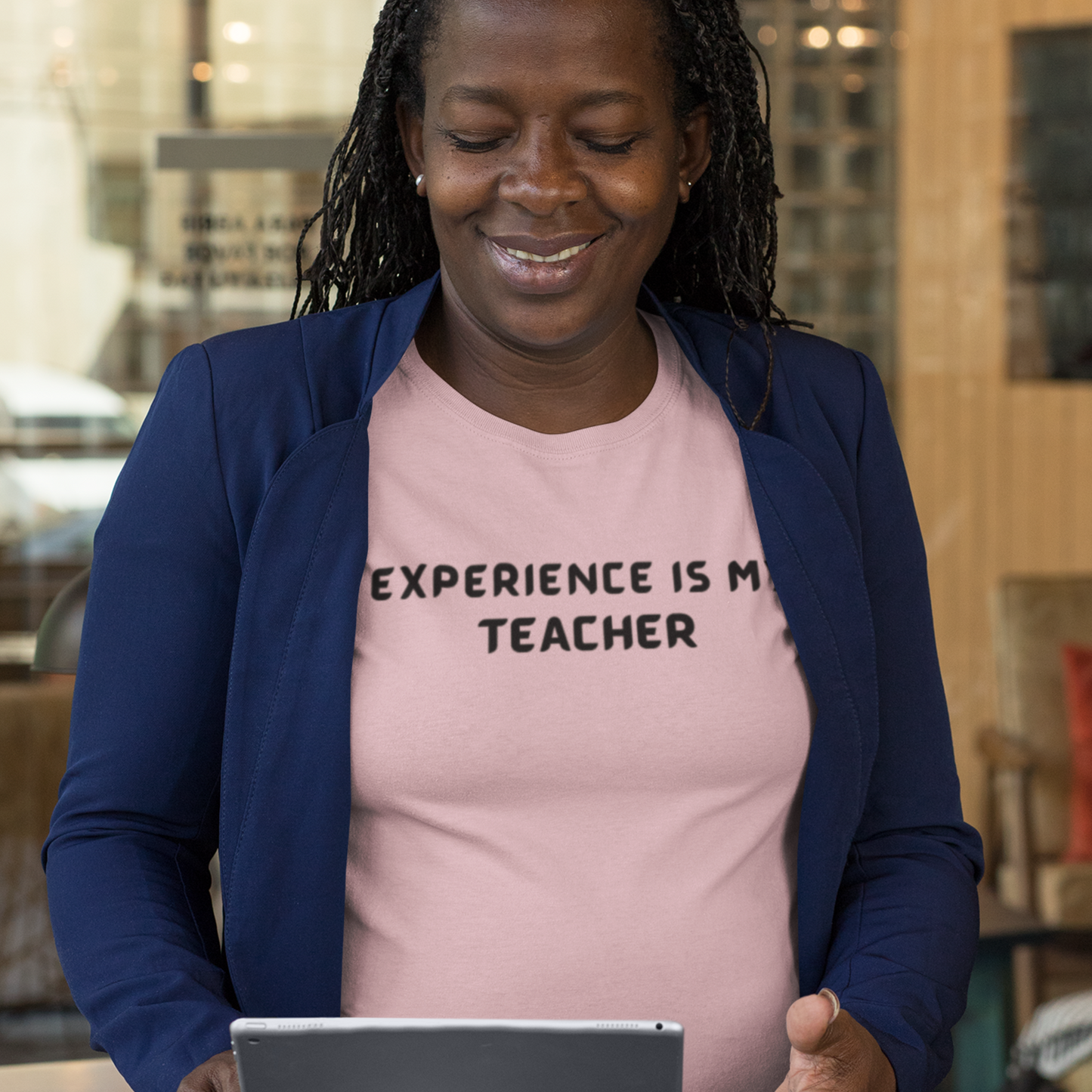 Experience is my teacher unisex t shirt gift, t shirt gift with inspirational words
