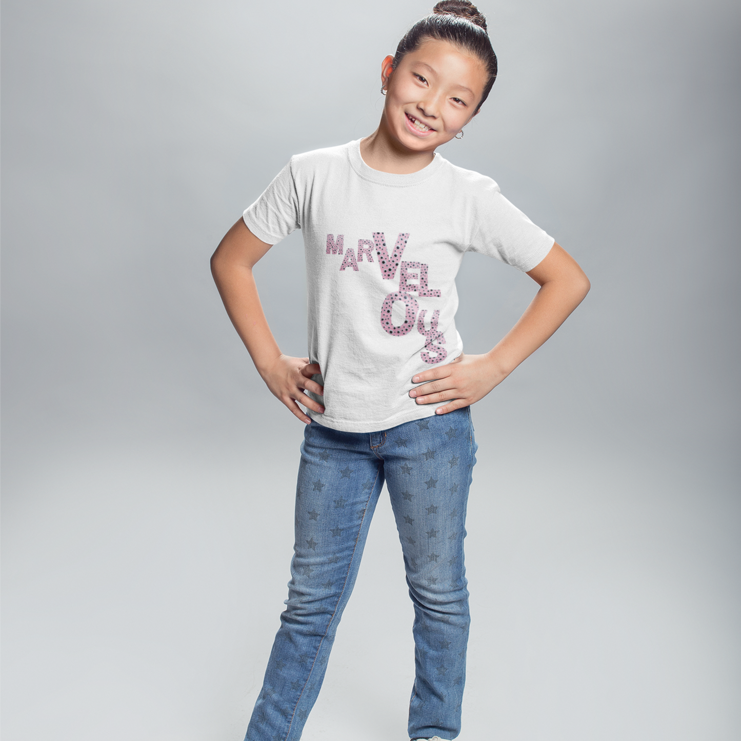 Marvelous  kid t shirt, t shirt gift for your precious child, T shirt gift from parents to kids