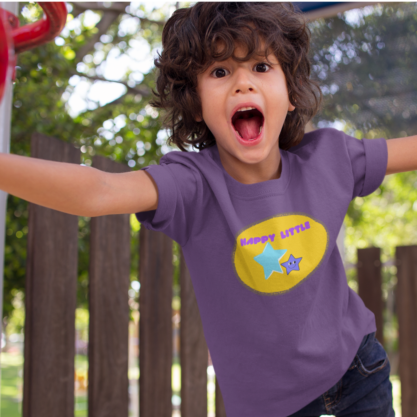 Happy little star kids t shirt, tshirt gift for children, moms t shirt gift for happy kid