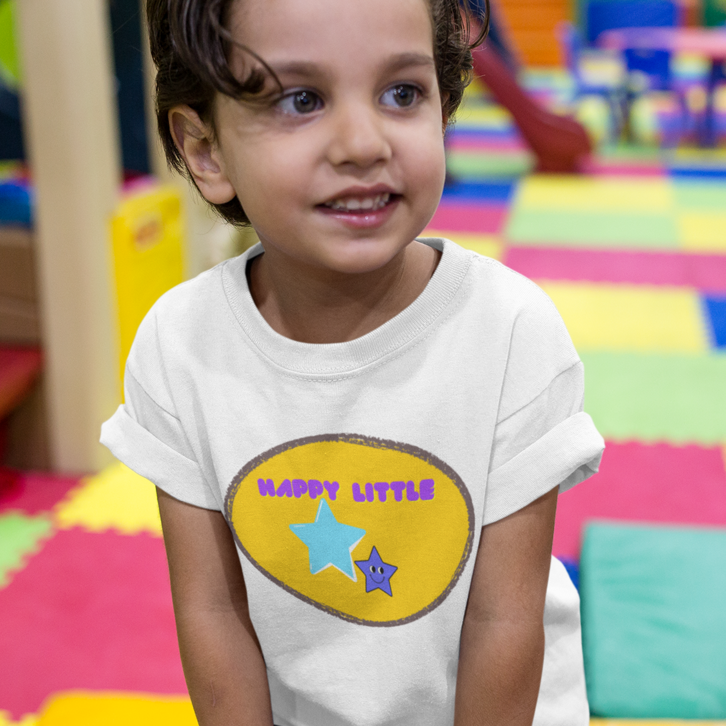 Happy little star kids t shirt, tshirt gift for children, moms t shirt gift for happy kid