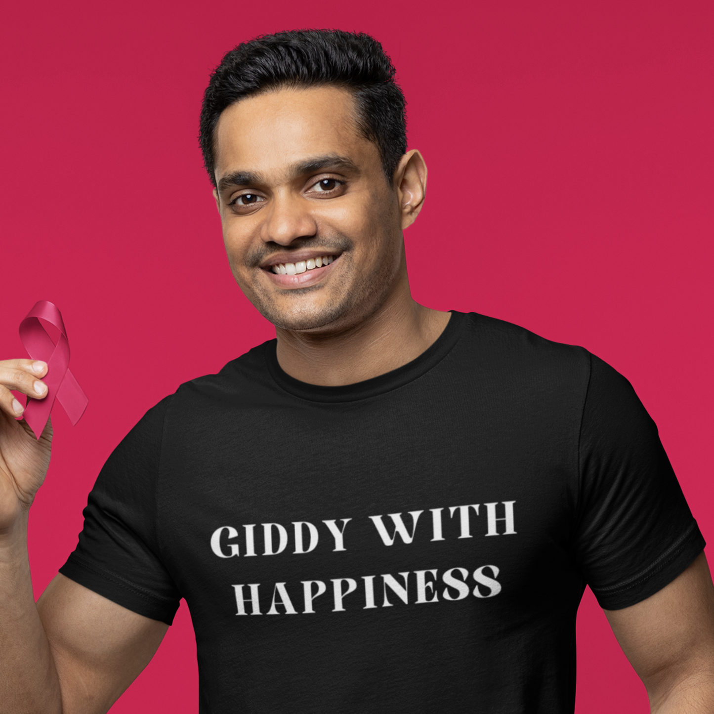 Giddy with happiness inspirational words t shirts t shirts that celebrate emotion self love t shirt gifts